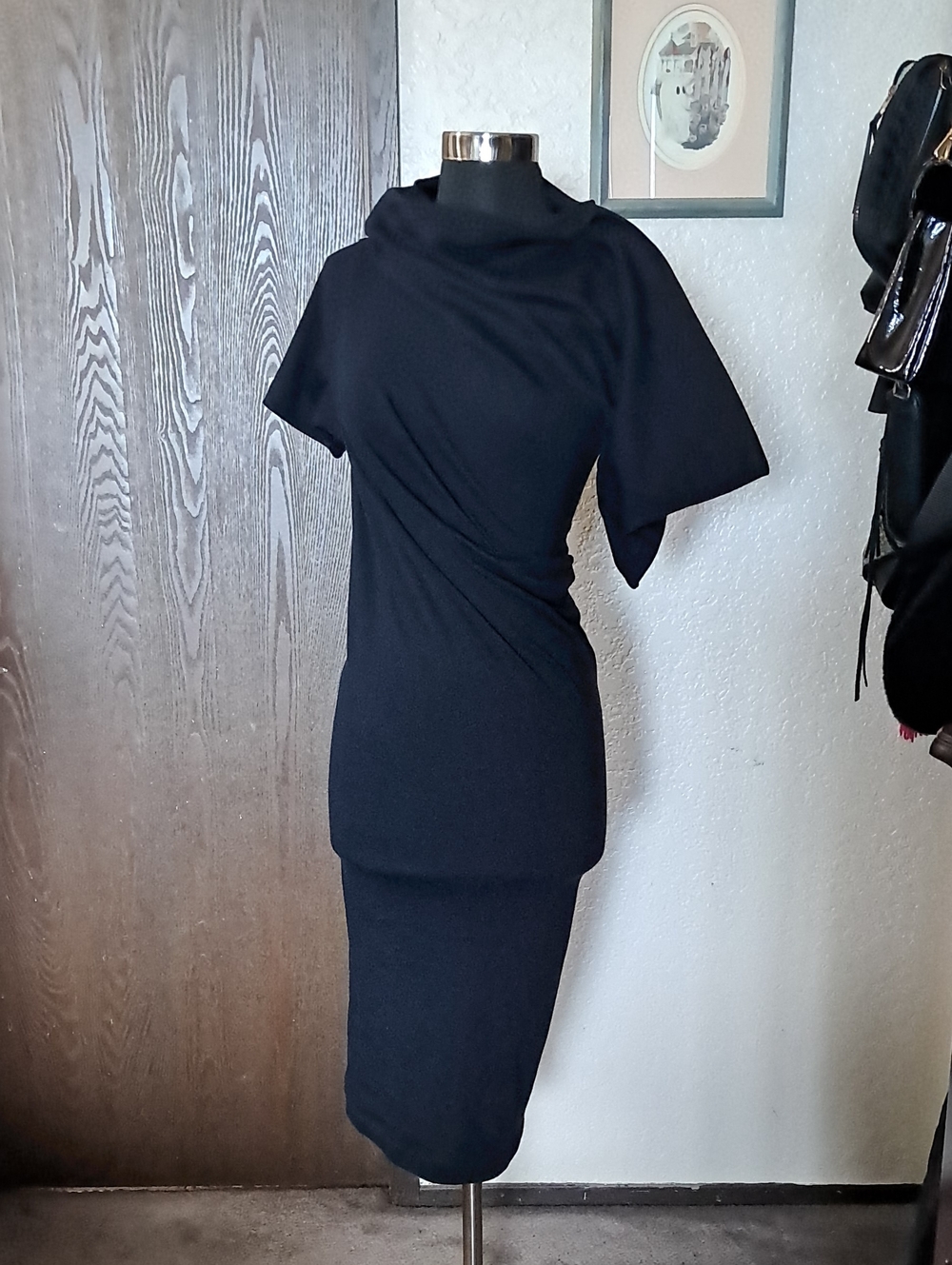Complex Geometries Assymeytical Bodycon Dress